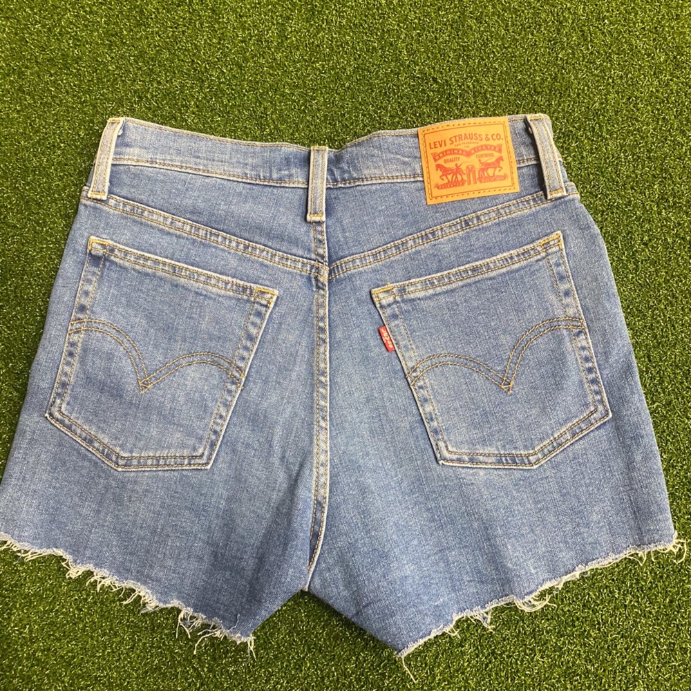 Levi Denim High Rise Shorts